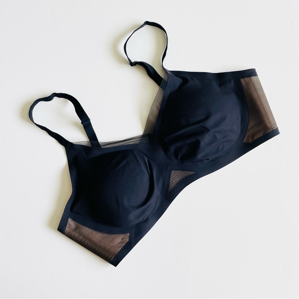 Honeylove XL Crossover black wireless bra
